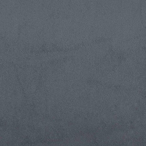 Kontinentalseng med madras 200x210 cm fløjl mørkegrå