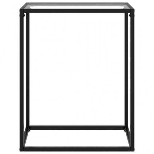 Konsolbord 60 × 35 × 75 cm i hærdet glas - transparent