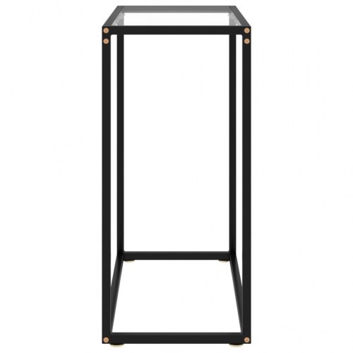 Konsolbord 60 × 35 × 75 cm i hærdet glas - transparent
