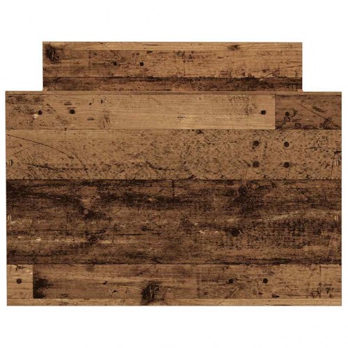Sengeramme med 4 skuffer 90 x 190 cm - antikt træ