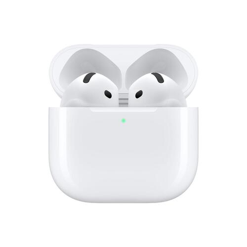 Trådløse høretelefoner med etui til opladning Apple Airpods 4 Hvid
