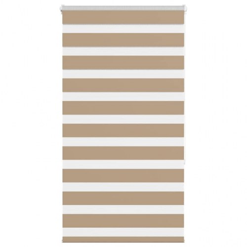 Zebragardin sandbrun 85×150 cm - stofbredde 80,9 cm, polyester
