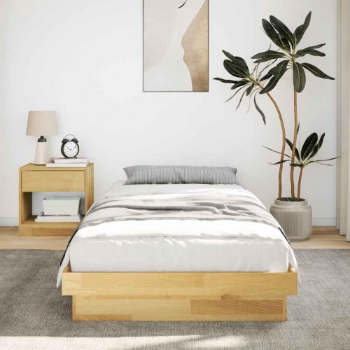 Sengeramme uden madras 80x200 cm konstrueret træ