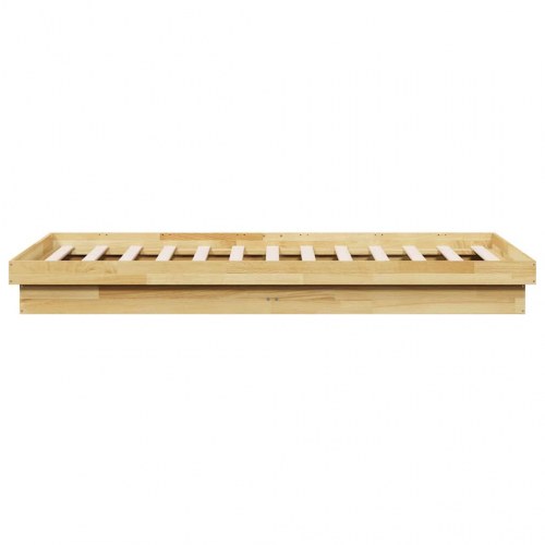 Sengeramme uden madras 80x200 cm konstrueret træ