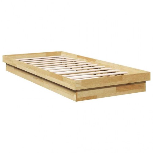 Sengeramme uden madras 80x200 cm konstrueret træ
