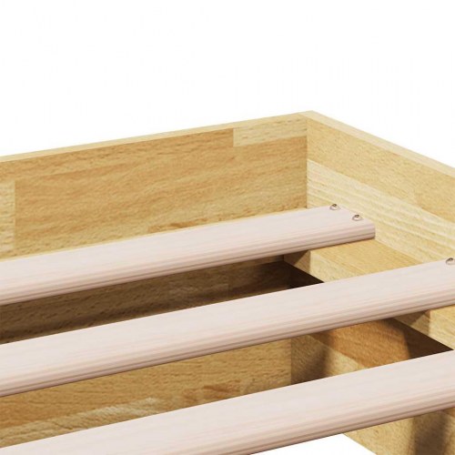Sengeramme uden madras 80x200 cm konstrueret træ