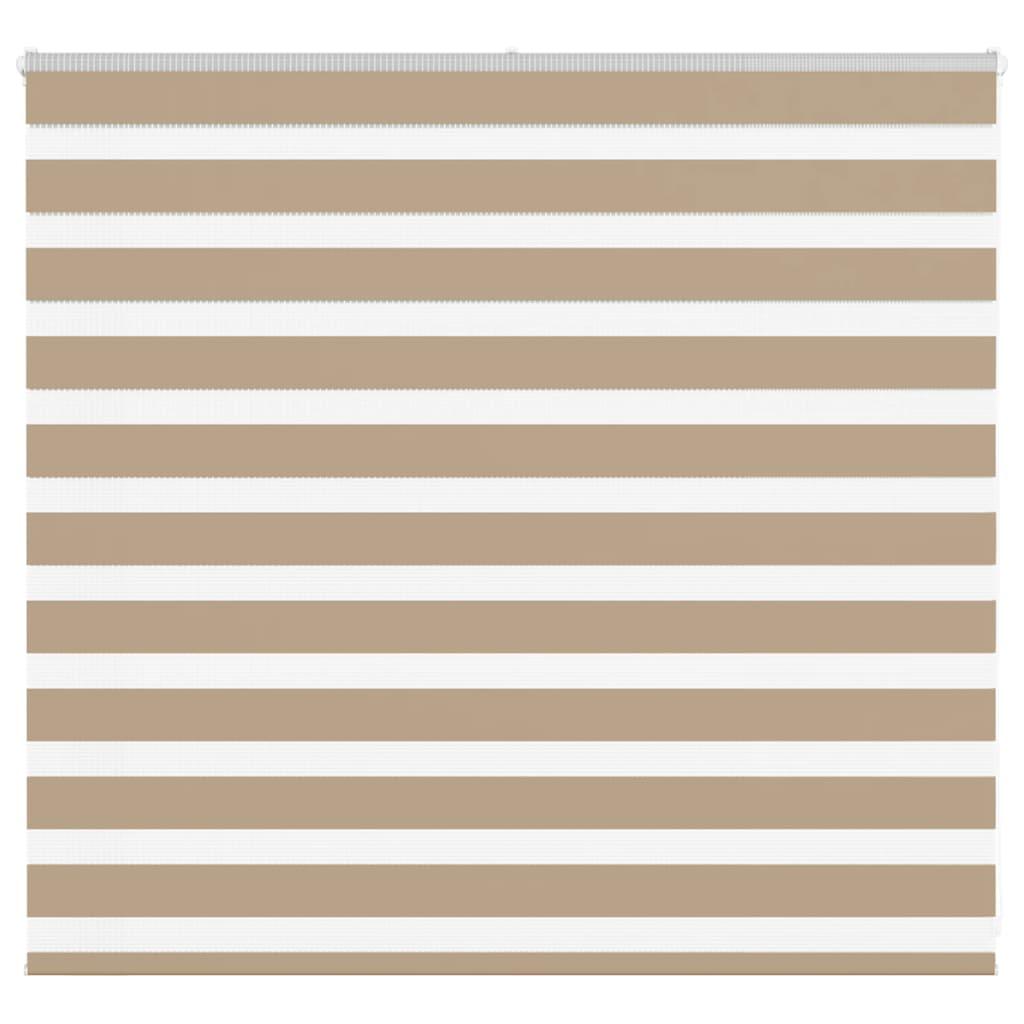 Zebragardin sandbrun 155x100 cm stofbredde 150,9 cm polyester billede