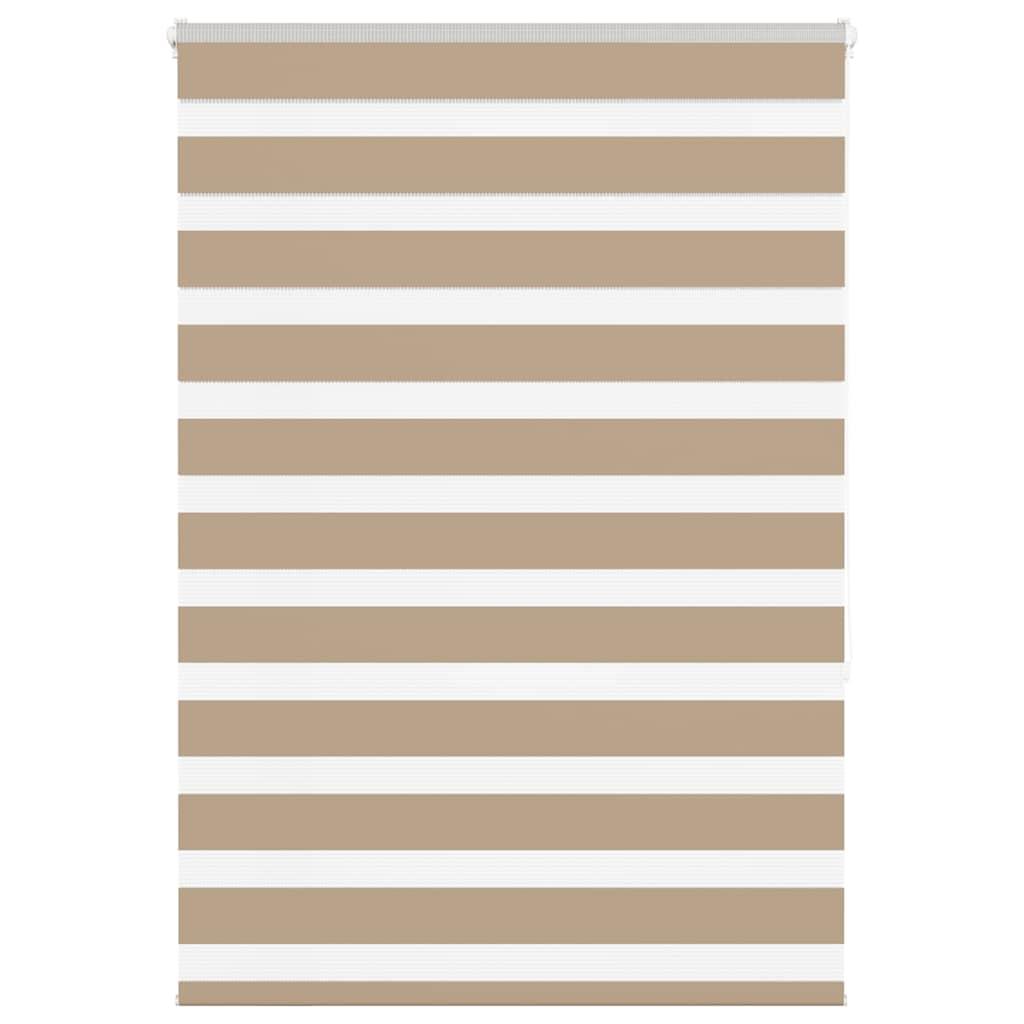 Zebragardin sandbrun 100x150 cm stofbredde 95,9 cm polyester