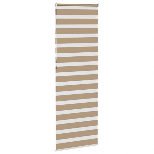 Zebragardin sandbrun 70×230 cm - stofbredde 65,9 cm, polyester