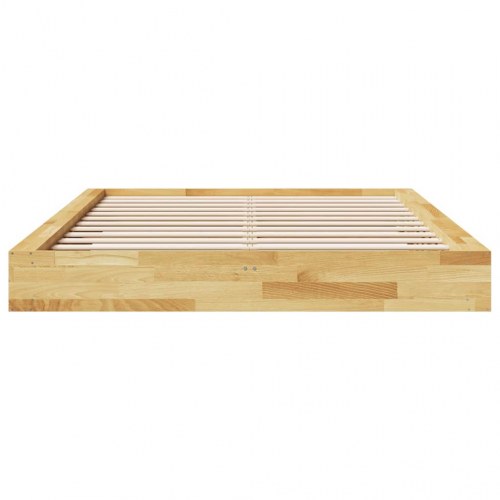 Sengeramme i massiv eg 140 x 190 cm