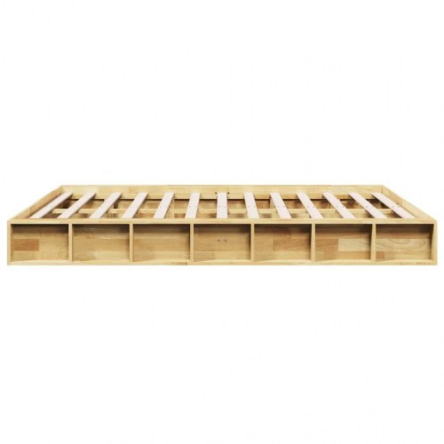 Sengeramme i massiv eg 140 x 190 cm