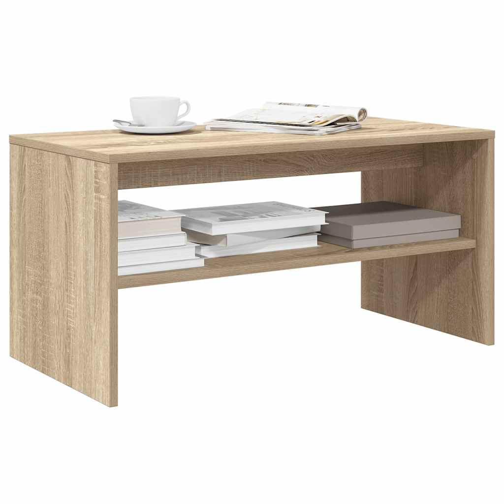 Tv-Bord Konstrueret Træ - Sonoma-eg / 80 x 40 x 40 cm