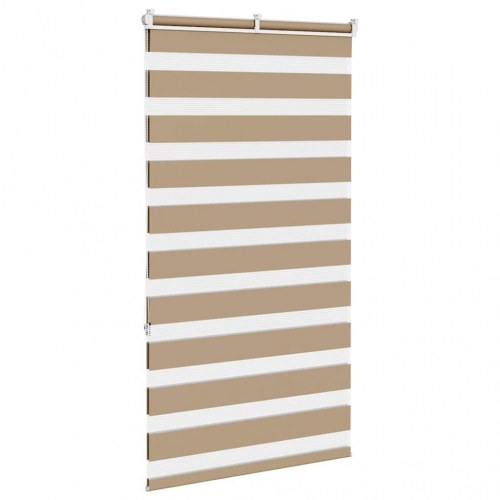 Zebragardin sandbrun 70×150 cm - stofbredde 65,9 cm, polyester
