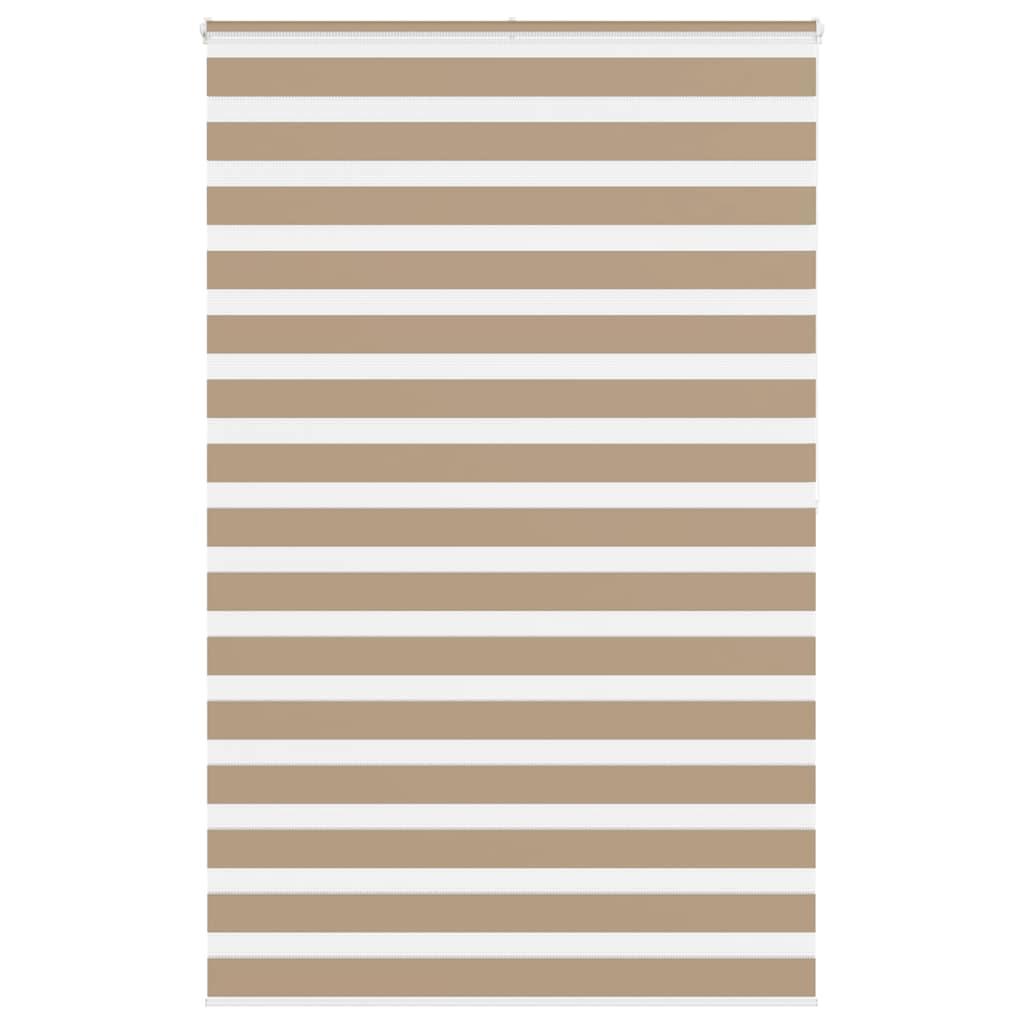 Zebragardin sandbrun 150x200 cm stofbredde 145,9 cm polyester