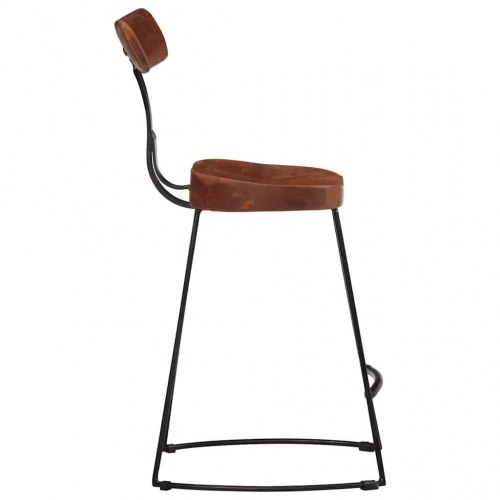 Barstole 2 stk. i massivt mangotræ - 49 x 43 x 79 cm