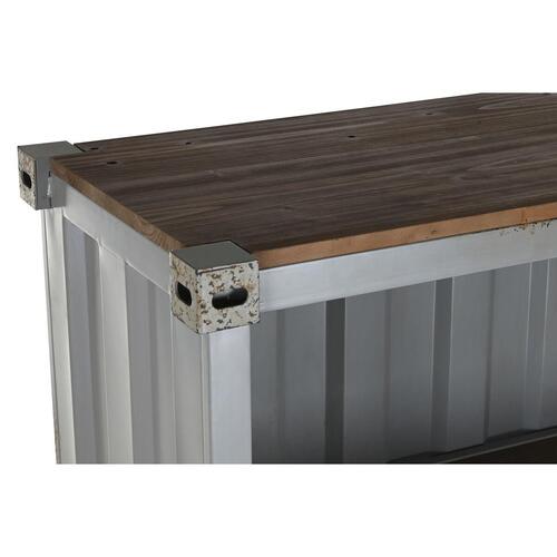 Hylder Home ESPRIT Grå Himmelblå Metal Træ MDF 87 x 44 x 168,5 cm