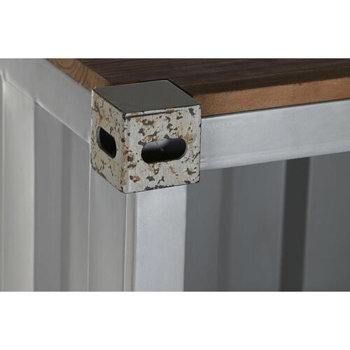 Hylder Home ESPRIT Grå Himmelblå Metal Træ MDF 87 x 44 x 168,5 cm
