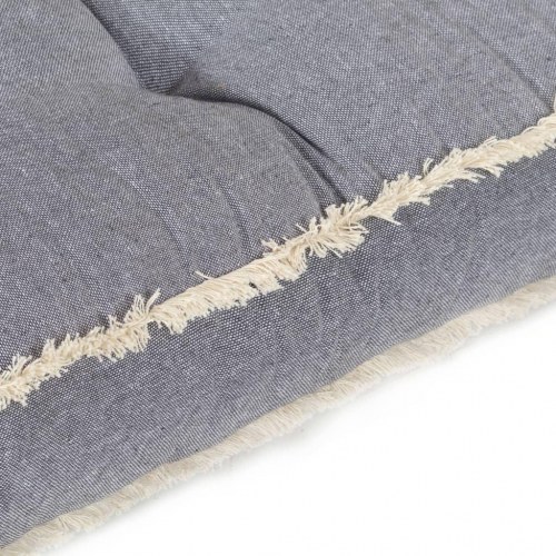 Hynde til pallesofa 120x80x10 cm blå