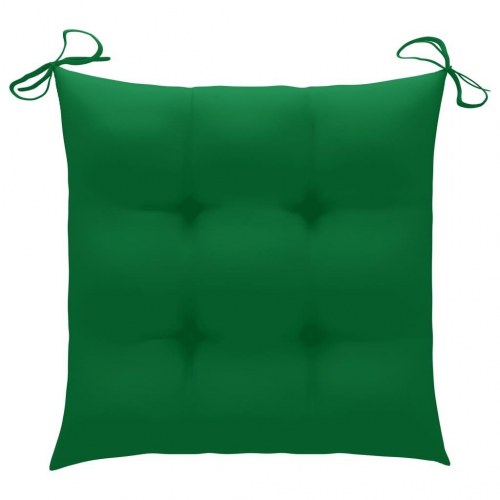 Stolehynder 6 stk. 50x50x7 cm oxfordstof grøn