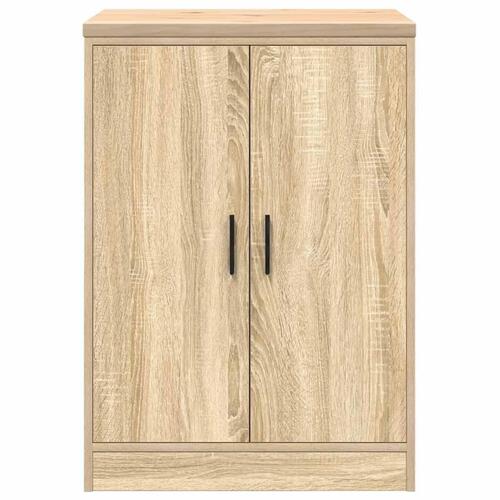 Garageopbevaringsskab Sonoma eg 60x51x85cm Massivt træ Fyrretræ