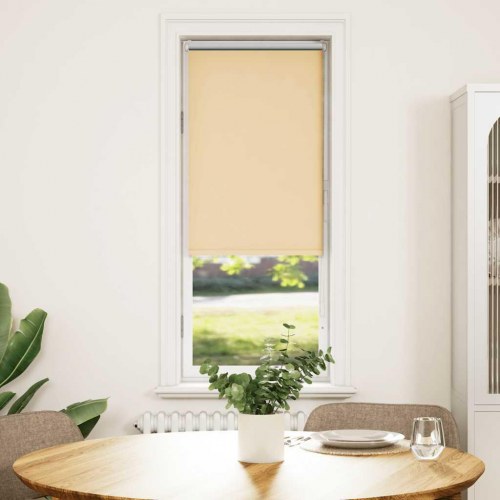 Mørklægningsrullegardin 55×150 cm - stofbredde 50,7 cm, beige polyester