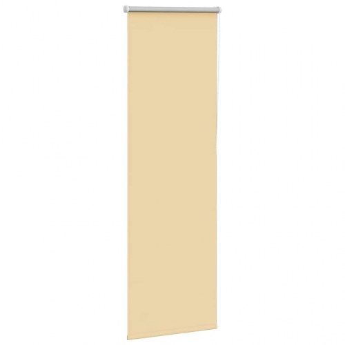 Mørklægningsrullegardin 55×150 cm - stofbredde 50,7 cm, beige polyester