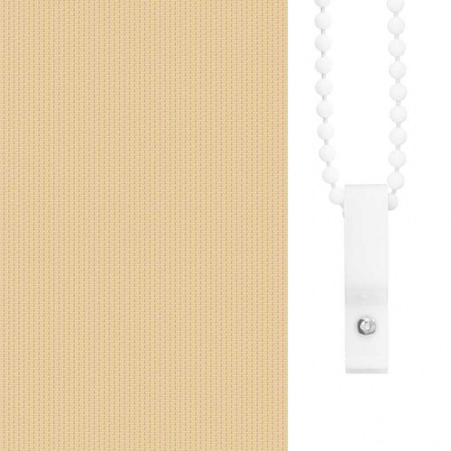 Mørklægningsrullegardin 55×150 cm - stofbredde 50,7 cm, beige polyester