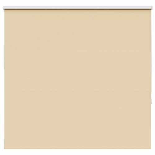 Mørklægningsrullegardin 150 × 150 cm - beige, stofbredde 146,6 cm, polyester
