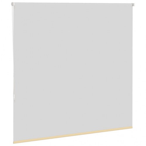 Mørklægningsrullegardin 150 × 150 cm - beige, stofbredde 146,6 cm, polyester