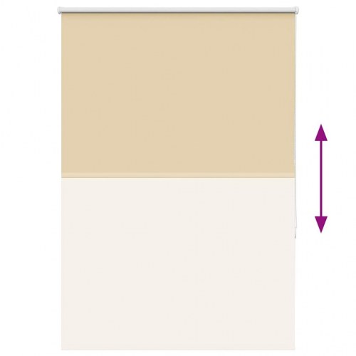 Mørklægningsrullegardin 115×150 cm - beige, polyester