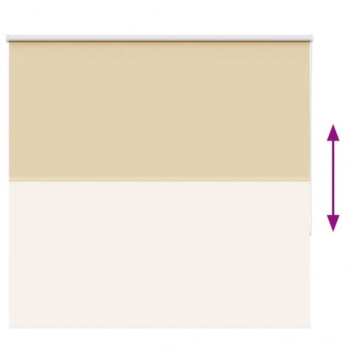 Mørklægnings-rullegardin 150×175 cm - beige, polyester