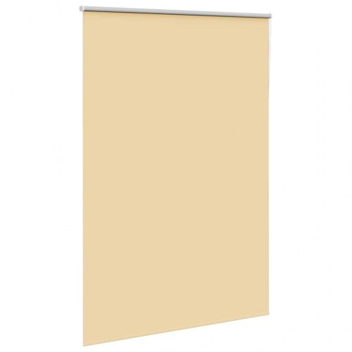 Rullegardin mørklægning - 150 × 230 cm, beige, polyester