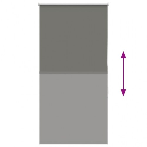 Rullegardin mørklægning 75x130 cm stofbredde 70,7 cm polyester