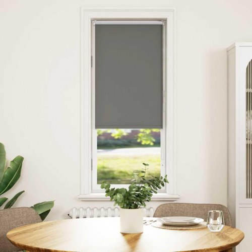 Mørklægningsrullegardin 55×150 cm - stofbredde 50,7 cm, grå polyester