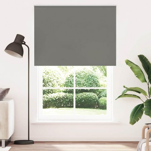 Rullegardin mørklægning 150×230 cm - grå, polyester