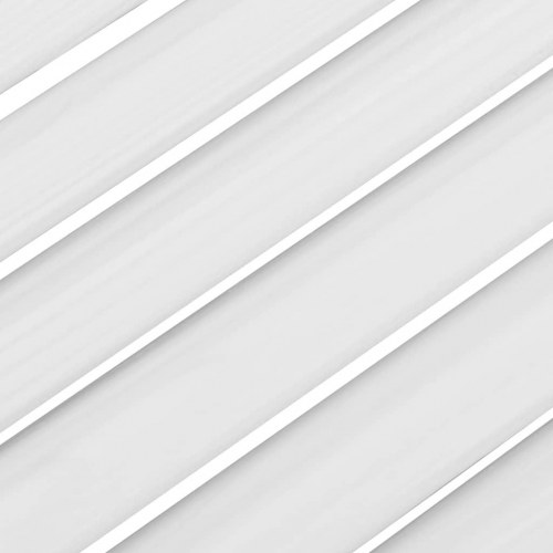 Skabslåge 61,5x29,5 cm lameldesign hvid