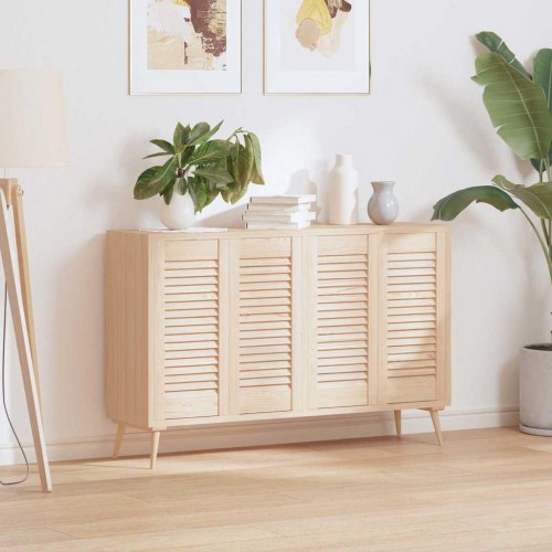 Skabslåger 4 stk. 61,5x29,5 cm lameldesign massivt fyrretræ