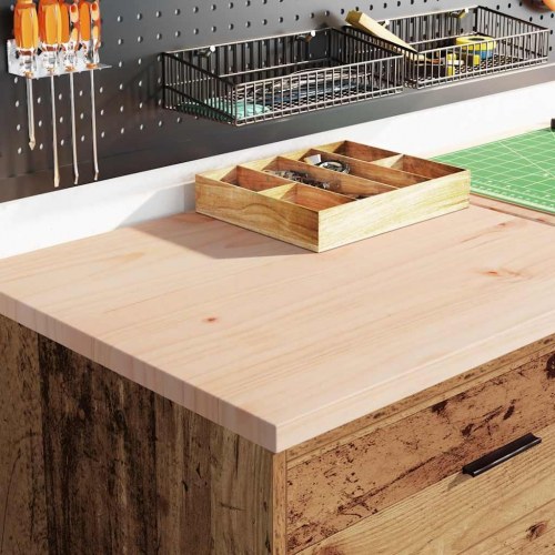 Garageopbevaringsskab i gammelt træ - 60 × 51 × 85 cm, 4 skuffer