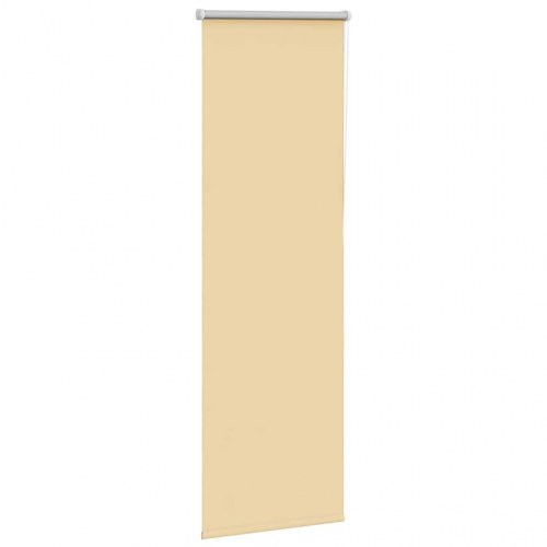 Mørklægningsrullegardin 40 x 175 cm, stofbredde 35,7 cm - beige