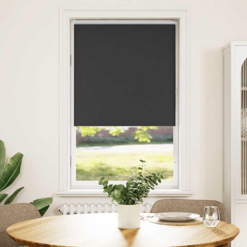 Mørklægningsrullegardin 75 x 130 cm - sort