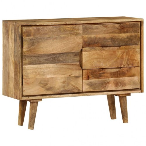 Skænk 90×30×69 cm i massivt mangotræ - vintage look