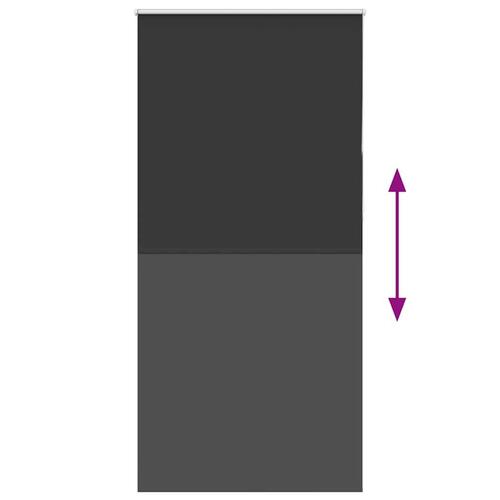 Rullegardin mørklægning 90x210 cm stofbredde 85,7 cm polyester
