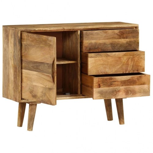 Skænk 90×30×69 cm i massivt mangotræ - vintage look