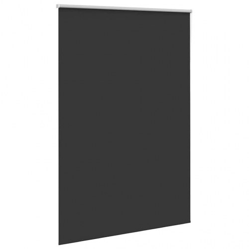 Mørklægningsrullegardin 150×210 cm - stofbredde 146,6 cm, polyester, sort