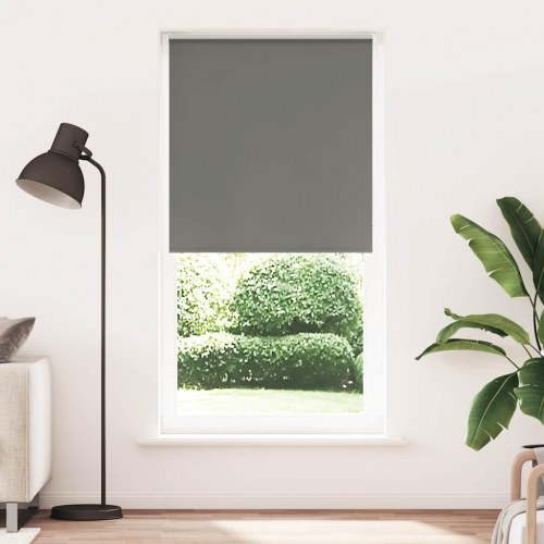 Mørklægningsrullegardin 115×210 cm - grå polyester, stofbredde 110,7 cm