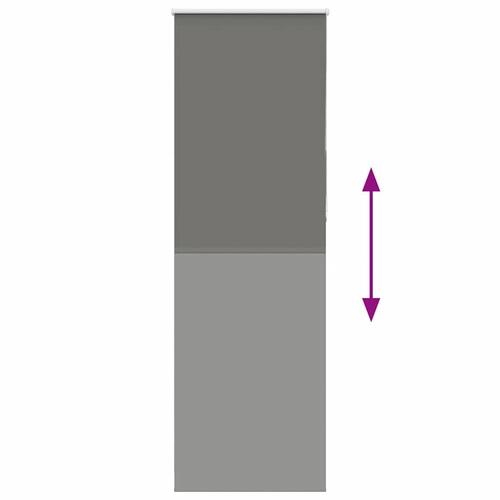 Rullegardin mørklægning 70x210 cm stofbredde 65,7 cm polyester