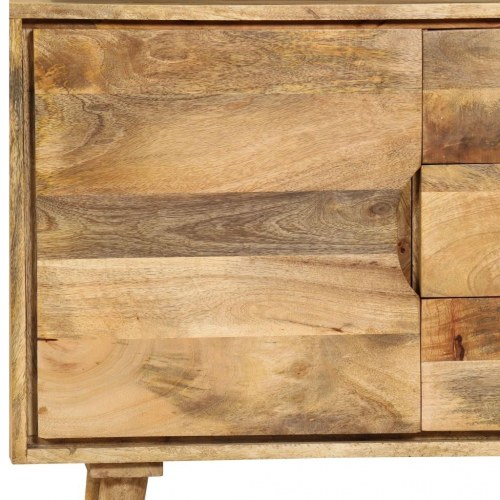 Skænk 90×30×69 cm i massivt mangotræ - vintage look