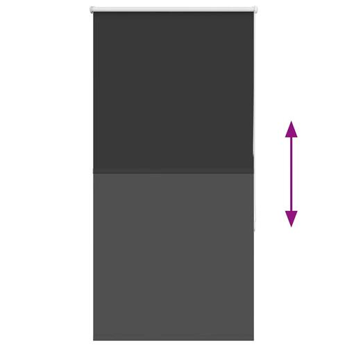 Rullegardin mørklægning 80x130 cm stofbredde 75,7 cm polyester