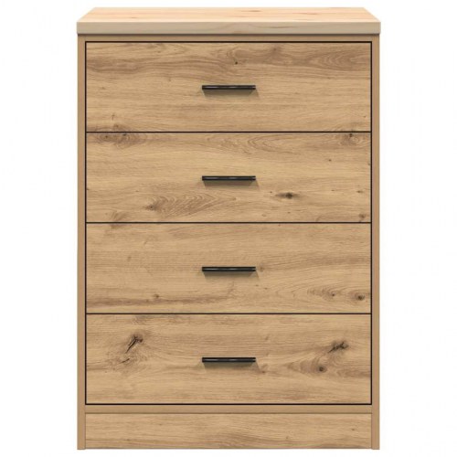Garageopbevaringsskab i håndværks eg - 60 × 51 × 85 cm med 4 skuffer