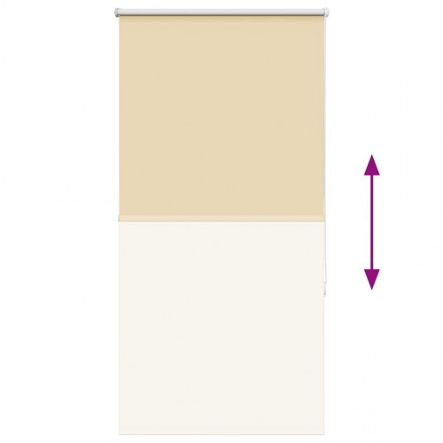 Mørklægningsrullegardin 75 x 130 cm - beige